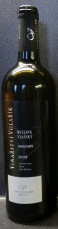 Fľaša vína Ryzlink vlašský 2009, pozdný sber (suché)