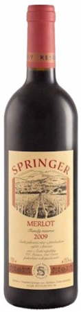 Fľaša vína Merlot Family Reserve 2009, výber z hrozna (suché)