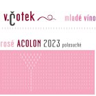 Acolon rosé 2023, moravské zemské víno Acolon rosé 2023, moravské zemské víno