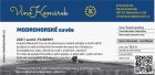 Modrohorské Cuvée 2021, moravské zemské víno Modrohorské Cuvée 2021, moravské zemské víno