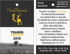 Tramín červený 2019, zemské víno Tramín červený 2019, zemské víno