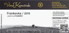 Frankovka 2019, zemské víno Frankovka 2019, zemské víno