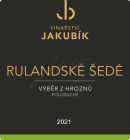 Rulandské šedé 2021, výber z hrozna Rulandské šedé 2021, výber z hrozna