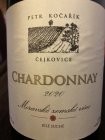Chardonnay 2020, zemské víno Chardonnay 2020, zemské víno