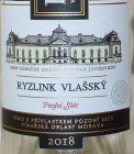 Ryzlink vlašský 2018, pozdný sber Ryzlink vlašský 2018, pozdný sber