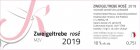 Zweigeltrebe 2019, zemské víno Zweigeltrebe 2019, zemské víno