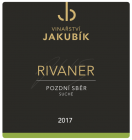 Rivaner 2017, pozdný sber Rivaner 2017, pozdný sber