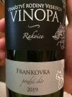 Frankovka 2019, pozdný sber Frankovka 2019, pozdný sber