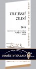 Veltlínské zelené 2018, pozdný sber Veltlínské zelené 2018, pozdný sber