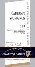Cabernet Sauvignon 2015, pozdný sber Cabernet Sauvignon 2015, pozdný sber