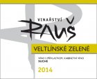 Veltlínské zelené 2014, kabinetné víno Veltlínské zelené 2014, kabinetné víno
