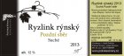 Ryzlink rýnský (Botrytický sběr) 2013, pozdný sber Ryzlink rýnský (Botrytický sběr) 2013, pozdný sber