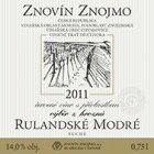 Rulandské modré 2011, výber z hrozna Rulandské modré 2011, výber z hrozna