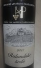 Rulandské šedé 2011, zemské víno Rulandské šedé 2011, zemské víno