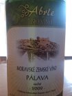 Pálava 2009, zemské víno Pálava 2009, zemské víno