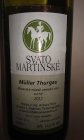 Müller Thurgau (Svatomartinské) 2012, zemské víno Müller Thurgau (Svatomartinské) 2012, zemské víno