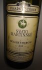Müller Thurgau (Svatomartinské) 2012, zemské víno Müller Thurgau (Svatomartinské) 2012, zemské víno