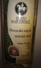 Müller Thurgau (Svatomartinské) 2012, zemské víno Müller Thurgau (Svatomartinské) 2012, zemské víno